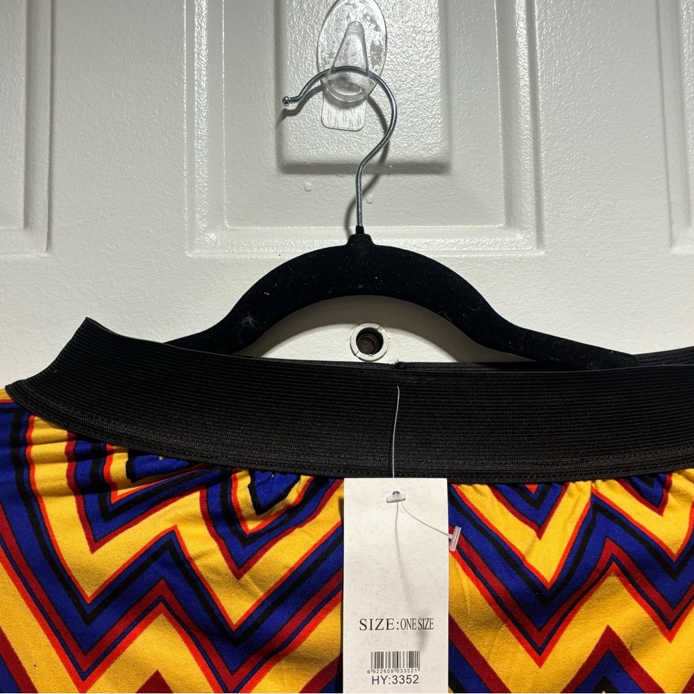 Colorful Chevron Patterned Pants - Picture 2 of 9
